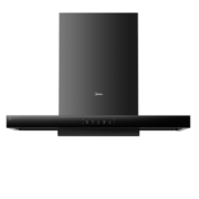美的（Midea）爆炒18大吸力抽油烟机 家用顶吸欧式脱排吸油烟机 大风力大风量厨房出租房直排吸烟机抽烟机排烟机 【大吸力宽屏深腔拢吸】灰黑色 单烟机