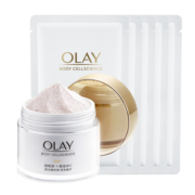 OLAY玉兰油莹亮臻护身体磨砂膏套装 200g送20g*5袋 温和去角质