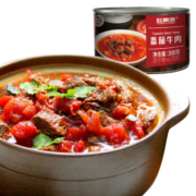 PLUS会员：桂青源 番茄牛肉罐头 300g*4件