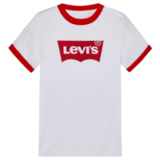 Levi's李维斯童装夏季短袖T恤婴童舒适半袖男女童休闲上衣 奶白 80cm(18M)
