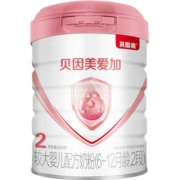 贝因美爱加系列较大婴儿配方牛奶粉2段800g罐装小幼宝宝/官方官网