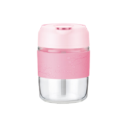 PLUS会员：LOCK&LOCK 乐扣乐扣 玻璃杯 樱花限定 350ml