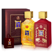 五粮液股份 圣酒玉玺 浓香型白酒 52度 500ml*2瓶 礼盒装双瓶送礼宴请