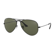 雷朋（RayBan）雷朋太阳镜墨镜飞行员男女偏光开车司机镜0RB3025 002/58黑色镜框绿色镜片 尺寸62