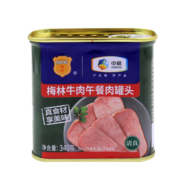 梅林 清真 牛肉午餐肉罐头  即食 340g 中粮出品 新老包装交替发货