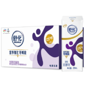舒化 奶无乳糖牛奶高钙220ml 24盒/箱  *2件