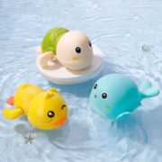 衍简 儿童玩具 宝宝洗澡 乌龟+海豚+鸭子