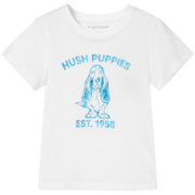 暇步士（Hush Puppies）童装男童女童短袖夏季新款男女大童舒适时尚短袖 藕荷色 140cm