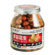 PLUS会员：彼娜滋 多彩鱼皮花生豆268g罐装