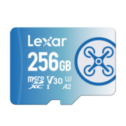 雷克沙（Lexar）256GB TF（MicroSD）存储卡 C10 U3 V30 A2 读速160MB/s 无人机超清4K连拍录制内存卡（FLY）