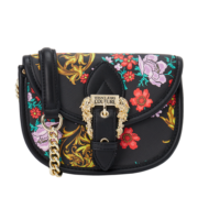 范思哲Versace Jeans Couture奢侈品 女士单肩背包 黑色