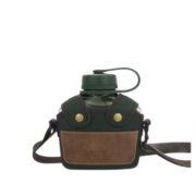 膳魔师（THERMOS） 保温杯朱一龙同款男女焖烧杯316不锈钢壶便携家用大容量TSK2系列 TSK2-1000 云杉绿复古随行塑料壶