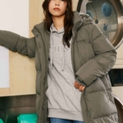 20点开始、补贴购：GUESS 盖尔斯 女士长款羽绒服 RK4W9882KGRY