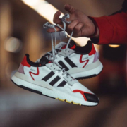 6日10点、限尺码：adidas 阿迪达斯 ORIGINALS NITE JOGGER 中性休闲运动鞋 EH1293
