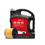 京保养统一制造机油汽车+品牌机滤+工时 小保养套餐5W-40 全合成SN 4L