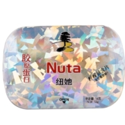 Nuta无糖薄荷糖含胶原蛋白网红接吻润喉水果含片糖清新口气盒装