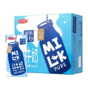 三元（SAN YUAN） 小方白全脂纯牛奶200ml*24盒*3件