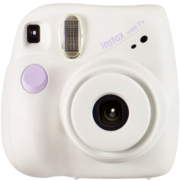 富士instax立拍立得 一次成像相机 mini7+（mini7c/s升级款）白