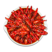 京东百亿补贴：富海锦麻辣小龙虾 900g 3-5钱 净虾500g 整虾加热即食方便菜
