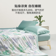 PLUS会员！BLISS 百丽丝 翠烟时雨  100%蚕丝夏被 150*200cm