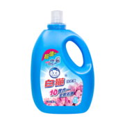白猫无磷洗衣液家庭装3kg×1瓶除菌除螨气味清新手洗机洗