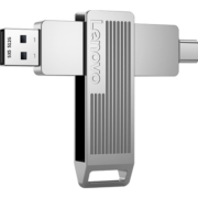 联想（Lenovo）512GB Type-C USB3.2 固态U盘 SX5Pro系列 银色 读速500MB/s 双接口设计 多台设备互传