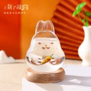 上新了文创 故宫吉兔纳福天气瓶 白色
