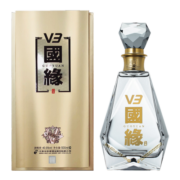 今世缘 白酒 国缘V3 幽雅醇厚型 40.9度 500ml 单瓶装（2瓶1个礼品袋）