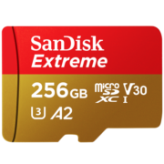 闪迪（SanDisk）256GB TF（MicroSD）存储卡 U3 V30 C10 4K A2 至尊极速移动版内存卡 读速190MB/s