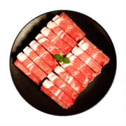 祁连牧歌 国产安格斯原切肥牛卷 400g/袋  烧烤食材火锅肉卷 张掖牛肉