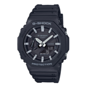卡西欧（CASIO） 手表男 八角形炭纤维新款G-shock系列农家橡树多功能防水防震时尚运动男表 GA-2100-1A