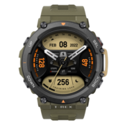 AMAZFIT 跃我 T-Rex 2 丛林绿 15项军规认证  100米防水五星双频精准定位华米科技watch智能户外运动手表男士