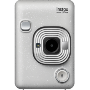 富士instax立拍立得 数模一次成像相机（具有手机照片打印功能）mini LiPlay 石英白