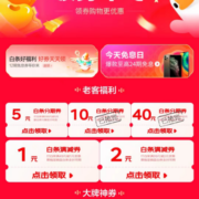 京东 满49-1/99-2元 等白条支付券