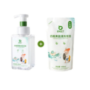 仅需17.9！巴啦豆丁奶瓶清洗剂800ml