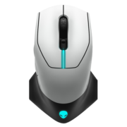 外星人（Alienware）游戏无线鼠标无线有线双模电竞充电人体工学机械宏无限rgb高端外设 AW610M 白色