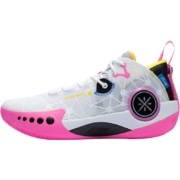LI-NING 李宁 韦德系列 幻影3 男子篮球鞋 ABPR049-4 白粉 39.5