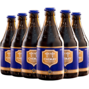 智美（Chimay）蓝帽啤酒 组合装 330ml*6瓶 修道士精酿 比利时进口