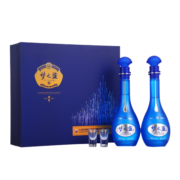 洋河蓝色经典 梦之蓝M6礼盒装 52度 500ml*2瓶 礼盒装