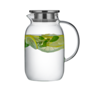 炊大皇 1.8L大容量夏日解暑冷水壶 耐热防爆玻璃杯 水果茶壶白开水杯
