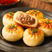京喜特价app:粮全其美 安格斯牛肉煎包 免油煎 半成品 牛肉煎包380g*2袋（20只）