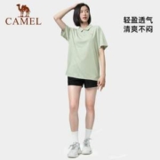 Camel 骆驼 情侣款户外速干短袖Polo衫+短裤运动套装