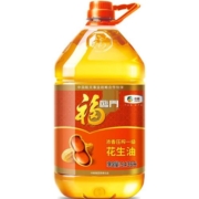 福临门浓香压榨一级花生油5.436L/桶健康食用油香浓家用营养