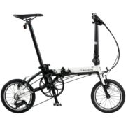 大行（DAHON）k3折叠自行车14英寸3速小轮超轻自行车成人男女学生通勤单车 黑白色