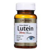 【明星同款】LINDBERG 叶黄素软胶囊20mg60粒护眼片 高含量成人缓解视疲劳保护眼睛美国进口 【过滤蓝光】叶黄素20mg*60粒