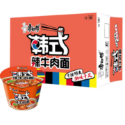 限河南！康师傅 韩式辣牛肉面 85g*12桶