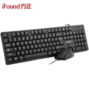 方正 iFound F6151 有线键鼠套装 黑色