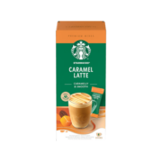 星巴克（Starbucks）速溶花式咖啡4袋装 焦糖风味拿铁 土耳其原装进口速溶咖啡