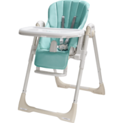 babycare儿童餐椅多功能便携式可折叠宝宝餐椅 绿色