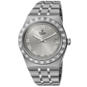 帝舵（TUDOR）瑞士手表皇家系列自动机械女士手表生日礼物 M28400-0001 钢带银盘 34mm